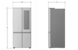 ตู้เย็น Instaview Multi-Door 22.5 คิว GC-G24FFQKB Smart Inverter Compressor GC-G24FFQKB รูปที่ 16
