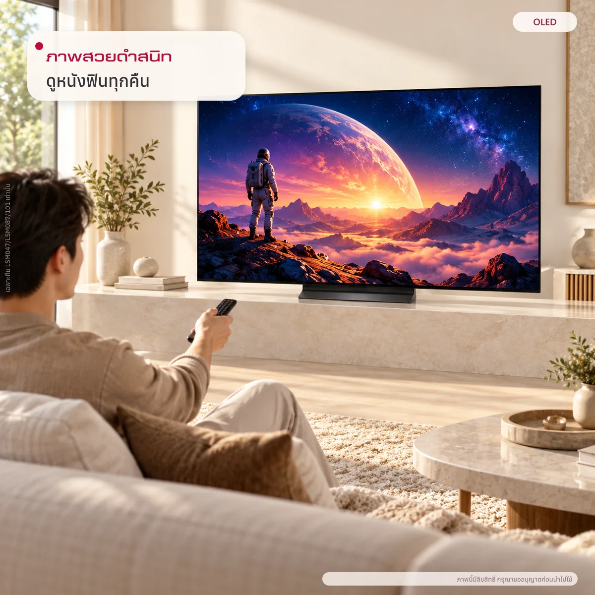 ทีวี OLED evo AI C6 4K Smart TV 2026 รุ่น OLED OLED